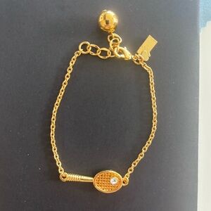 KATE SPADE NWOT Gold Metal Tennis Bracelet . Bought at Kate Spade never worn.